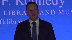 Varadkar makes speech during Boston visit News Clip
