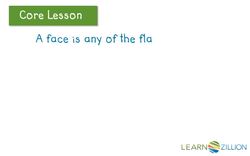 Understanding Three-Dimensional Figures: Identifying Parts and Terminology Instructional Video