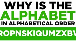 Why is The Alphabet In Alphabetical Order? Eight Completely Arbitrary Things Instructional Video