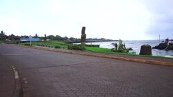 CLEAN : Stockshots of an empty Easter Island amidst COVID-19 News Clip