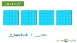 Identifying Equal Numbers of Ones, Tens, and Hundreds Using Number Models Instructional Video