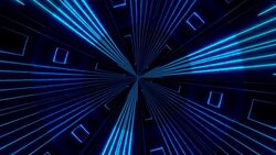 Beautiful abstract symmetry kaleidoscope with shiny neon lines Stock Footage