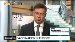 EU on Much More Positive U.S. Trade Track, Dombrovskis Says News Clip