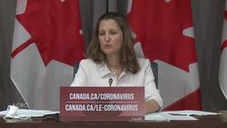 Freeland asked about grocery store chains axing $2 pay bump News Clip