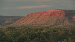 Sunrise over Mornington sanctuary Stock Footage