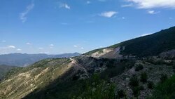 Highway 135D in Oaxaca, Mexico. Cuacnopalan to Oaxaca City. Mountain landscape. Stock Footage