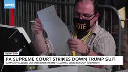 Pennsylvania Supreme Court Strikes Down Election Observer Suit News Clip
