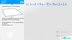 KS2 Primary Maths Age 9-13 - Algebra Quadrilaterals: - Explained Instructional Video