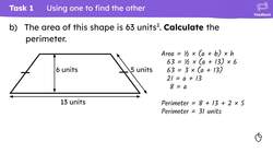 Problem solving with perimeter and area Instructional Video