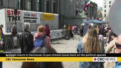 Activists march in Vancouver to put climate issues back on the political agenda News Clip