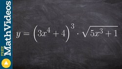 Find the derivative by taking the log of both sides Instructional Video