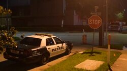 CLEAN : Police car waits outside China's Houston consulate after it closes to 'protect American intellectual property' News Clip