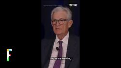 Powell says America is in a "low-fire, low-hire" job market News Clip