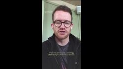 Famine in Gaza "manufactured down to the calorie" News Clip