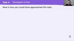 'The Twisted Tree': creating a newspaper headline about the draugr Instructional Video