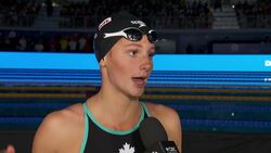 Summer McIntosh: 'I'm 3-for-3 right now and the goal is 5-for-5' News Clip