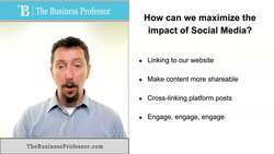 Marketing - Maximize the Impact of Social Media Instructional Video