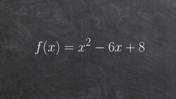 Graphing a parabola using the vertex and table Instructional Video