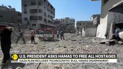 Trump's 'Deep Talks' With Hamas Over Hostages | Hamas Releases Video of Hostages in Gaza City News Clip