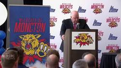 Moncton Wildcats team scores celebrated UNB hockey coach News Clip