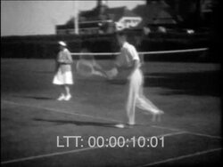 Tennis, 1930s Stock Footage