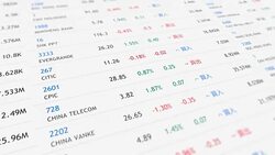 Hong Kong Stock Market Stock Footage