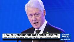 Former President Bill Clinton discharged from hospital after being treated for the flu, aide says News Clip