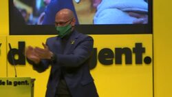 CLEAN : Pro-independence party campaigns as Catalan court gives go-ahead to February poll News Clip