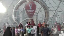 CLEAN : Football/WC-2022: World Cup countdown clock ahead of the World Cup draw News Clip