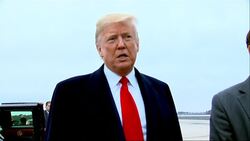 Trump upbeat as he arrives for Indiana rally Instructional Video