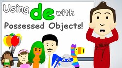 Using DE with possessed objects in Spanish! Instructional Video