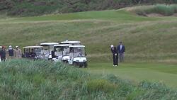 Trump plays golf as supporters urge him not to trust Starmer News Clip