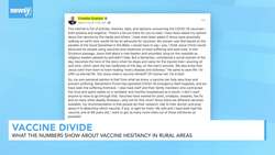 Vaccine Divide: What Numbers Show About Hesitancy In Rural Areas News Clip