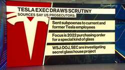 Tesla Executive in Purchasing Probe Draws US Scrutiny News Clip