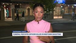 Funeral to be held today for NYPD officer killed in Midtown shooting News Clip