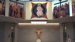 CLEAN : Images of "Our Lady of Arabia" Cathedral in Bahrain's Manama ahead of it's inauguration News Clip