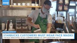 Most Starbucks Locations Will Require Customers To Wear Face Coverings News Clip