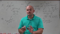 Master solving for x given intersecting lines using vertical and supplementary angles Instructional Video