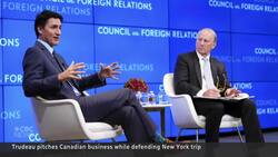 Trudeau pitches Canadian manufacturing to influential New York audience News Clip