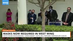 White House Will Require Masks For Nearly Everyone In The West Wing News Clip