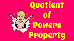 Using the Quotient of Powers Property Instructional Video