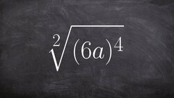 Learn how to rewrite an expression using rational powers and simplify the expression Instructional Video