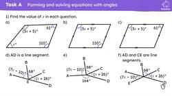 Forming equations with angles Instructional Video