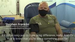 Former firefighter makes 10th Covid-19 plasma donations News Clip