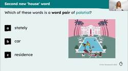 Rich vocabulary associated with a house Instructional Video