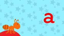 a Is For ant - Lower Case Instructional Video
