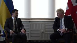 Boris Johnson meets with Ukrainian president at Munich Security Conference News Clip