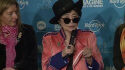 CLEAN : Yoko Ono in Japan promotes News Clip