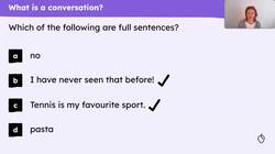 Conversation building Instructional Video