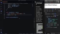 Modern JavaScript from the Beginning - Second Edition - Array Method Challenges Instructional Video